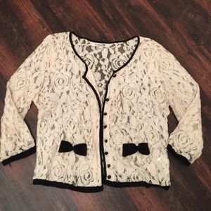 Forever 21 Lace cardigan