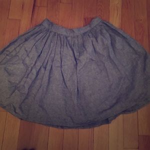 American apparel chambray skirt