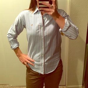 Preppy Ralph Lauren button down oxford shirt