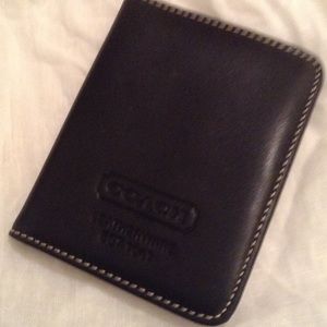 Coach leather small wallet