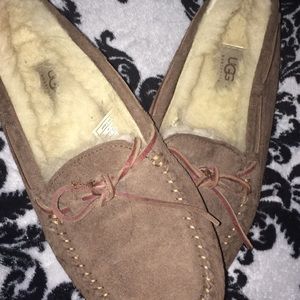 UGG chocolate moccasins
