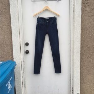 Dark blue stretch Joie skinny jeans