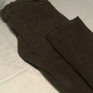 Black, long, spandex jeans