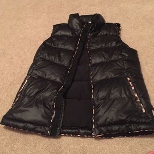 Victoria secret leopard and black vest