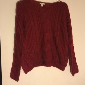 Red sweater