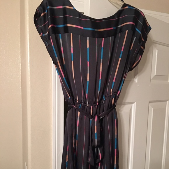 Striped Silk Dress