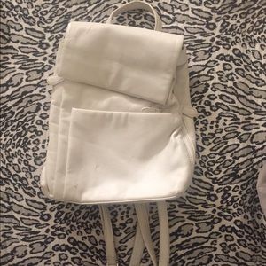 Small White Backpack