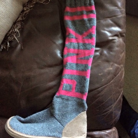 Victoria's Secret "mukluk" boots.