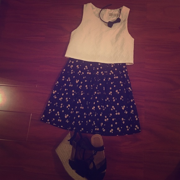 One piece floral dress