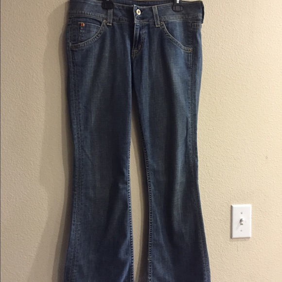 Hudson Flap Pointed Pocket Jean