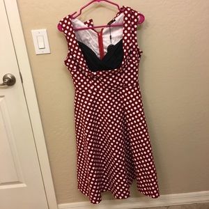 ON HOLD FOR RHIAN - Vintage polka dot dress
