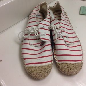 cute summer stripe espadrilles