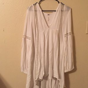 Free people just the two of us white tunic