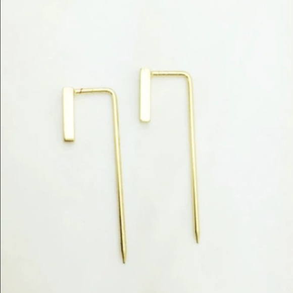 Modern earrings - Picture 3 of 4