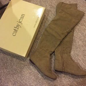 Cathy Jeans over the knee boots