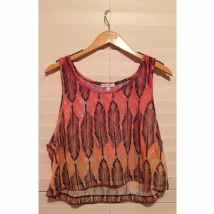 Feather Crop Tank