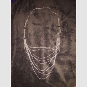Silver dangly necklace