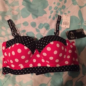 Hot Topic Minnie Mouse Bra 36C