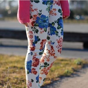 XXI Floral Print Jeans