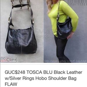 ⛔️SOLD⛔️ Tosca Blu black leather purse