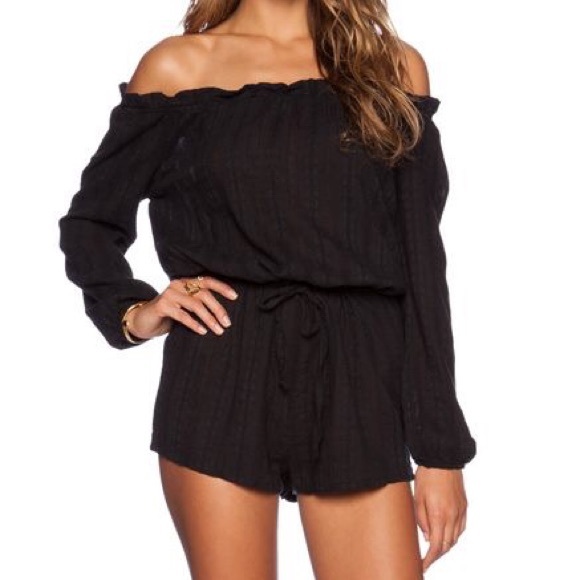 Never been worn black romper from Revolve Clothing
