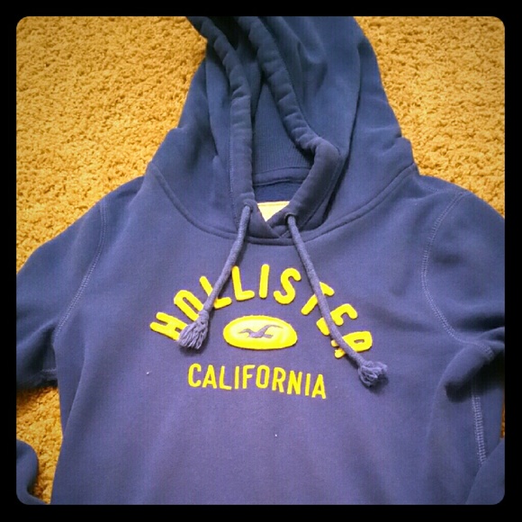 Blue Hollister Hoodie