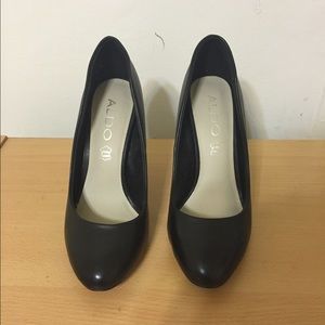 Aldo Sebec Black Heels - Women's 5