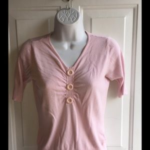 Dressbarn soft sweet pink sweater Sz S