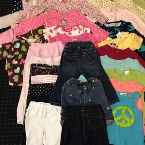 Lot of girls clothing