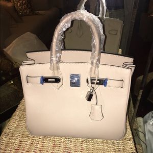 Gray 30cm Birkin handbag Brand New