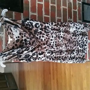 Banana Republic leopard dress