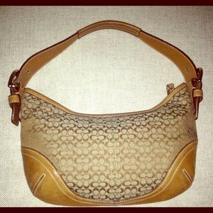 Coach monogram hobo