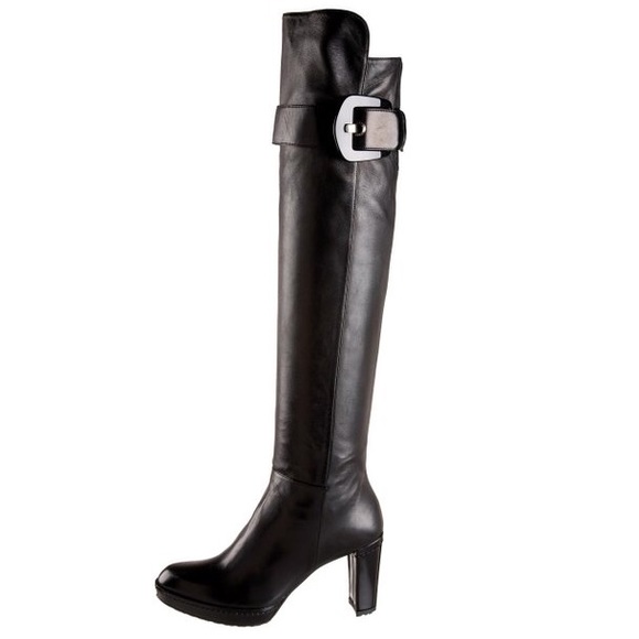 Stuart Weitzman Shoes - Stuart Weitzman Buckley Black Over the Knee Boot