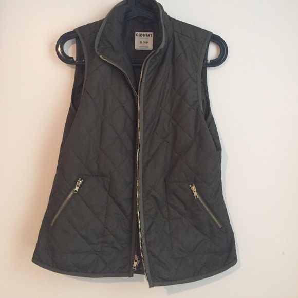 Green fall/winter vest