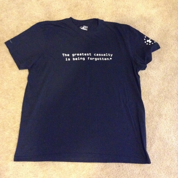 L Under Armour wounded warrior shirt!
