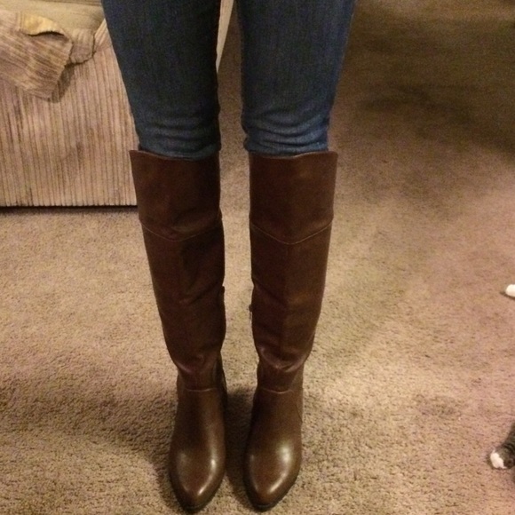NWOT. Over the knee brown boots. Never worn