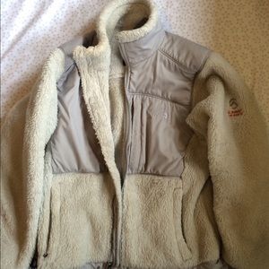 North Face Summit Series white jacket