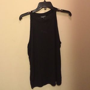 Black tank top