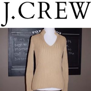 J.Crew Tan Ribbed Sweater