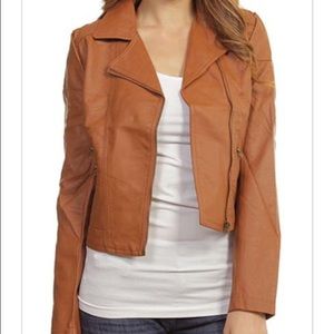 Crop Leather Jacket