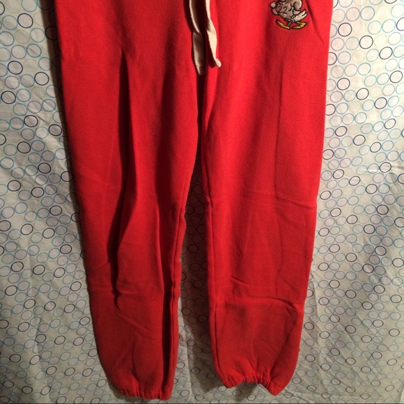 Red Hollister Skinny Sweatpants size XS - Picture 2 of 3