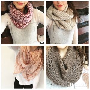 4 different scarves, will load individual photos
