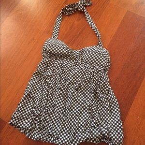 Black and White Halter top