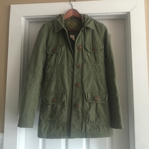 Roxy military inspired coat