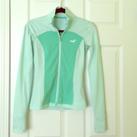 Hollister track jacket in green