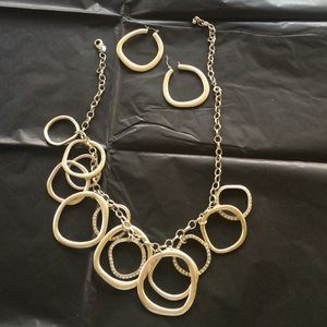 Necklace and earrings