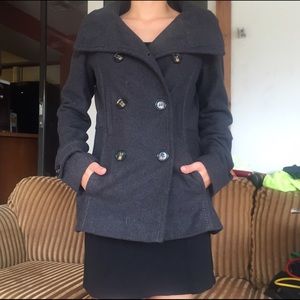 Gray Modcloth Peacoat
