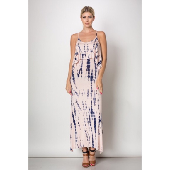 Tie Dye Maxi Dress - Picture 2 of 4
