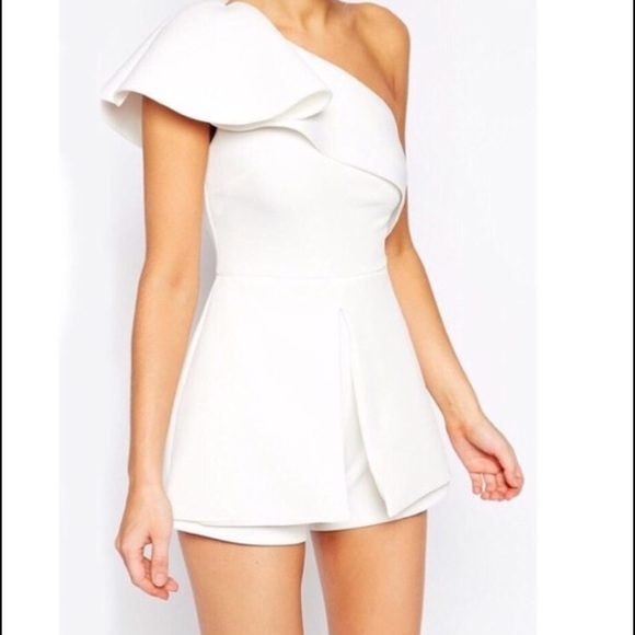 One Shoulder Romper