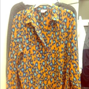 Funky leopard print blouse